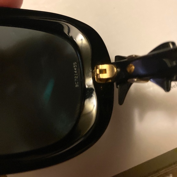 Chanel Black Bow Ribbon Sunglasses Style 5170 Gold Trim, Made in Italy CC - Picture 13 of 16